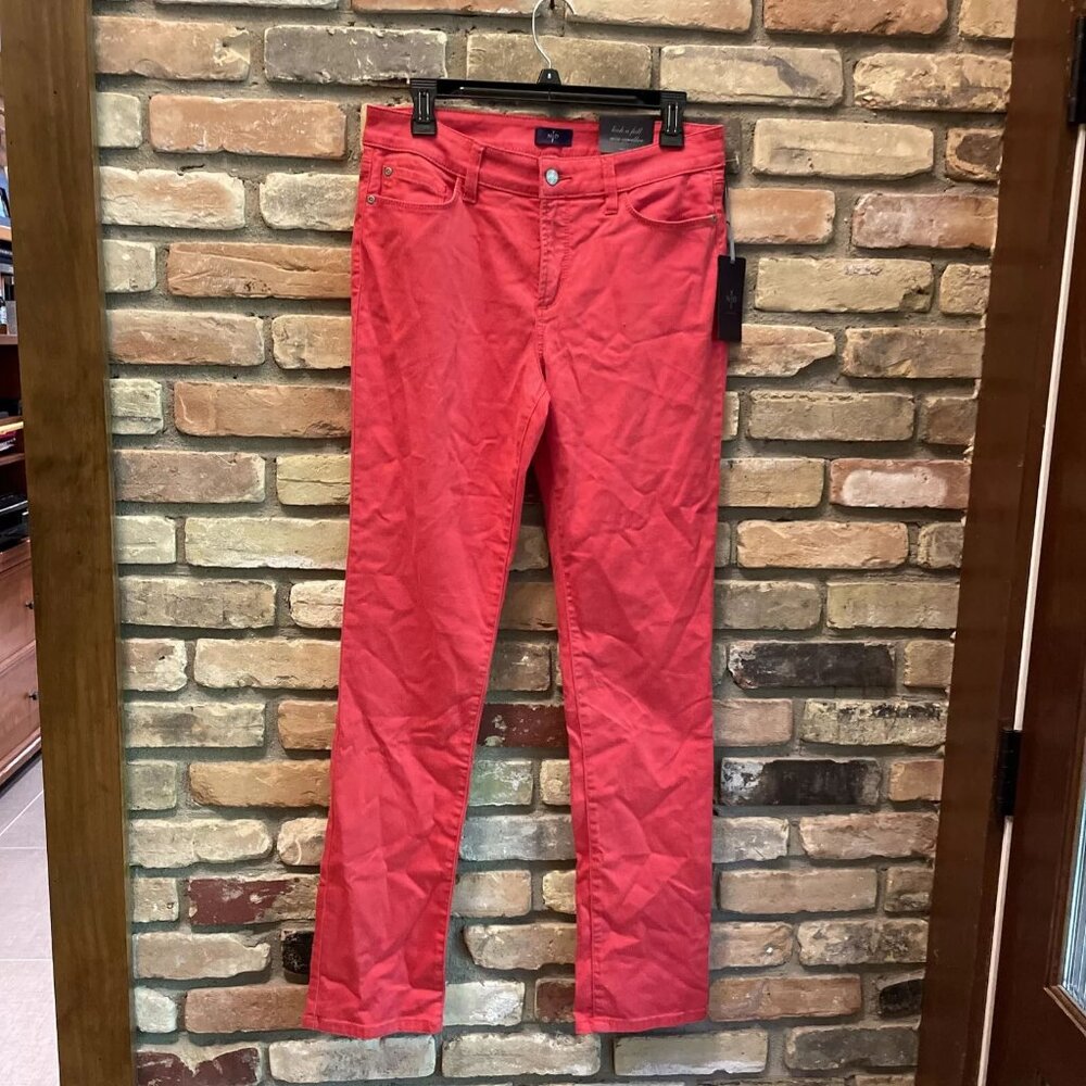 nydj Candy Apple red skinny jeans nwt 8